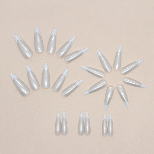 12 Sizes-24 Pcs Press On Nails W728