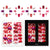 12 Sizes-24 Pcs Press On Nails Vday-6-24pcs