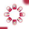 12 Sizes-24 Pcs Press On Nails C1010