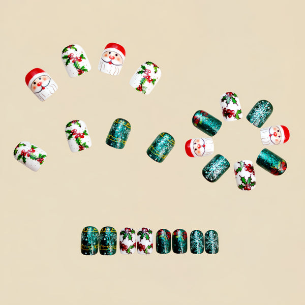 12 Sizes-24 Pcs Press On Nails Y1267