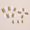12 Sizes-24 Pcs Press On Nails W1861