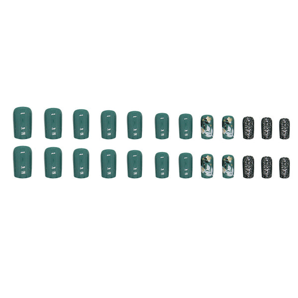 12 Sizes-24 Pcs Press On Nails W1408