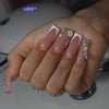 12 Sizes-24 Pcs Press On Nails BZ1417