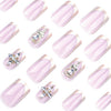 12 Sizes-24 Pcs Press On Nails JP3428