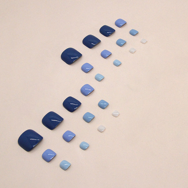 12 Sizes-24 Pcs Press On Nails F134