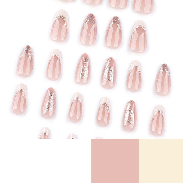 12 Sizes-24 Pcs Press On Nails JP4058