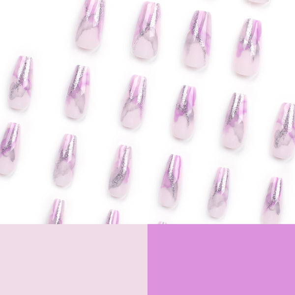 12 Sizes-24 Pcs Press On Nails JP2874