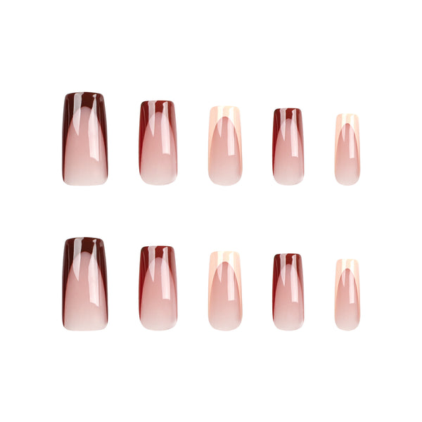12 Sizes-24 Pcs Press On Nails JP2919