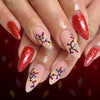 12 Sizes-24 Pcs Press On Nails C1251