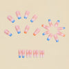 12 Sizes-24 Pcs Press On Nails Y1081