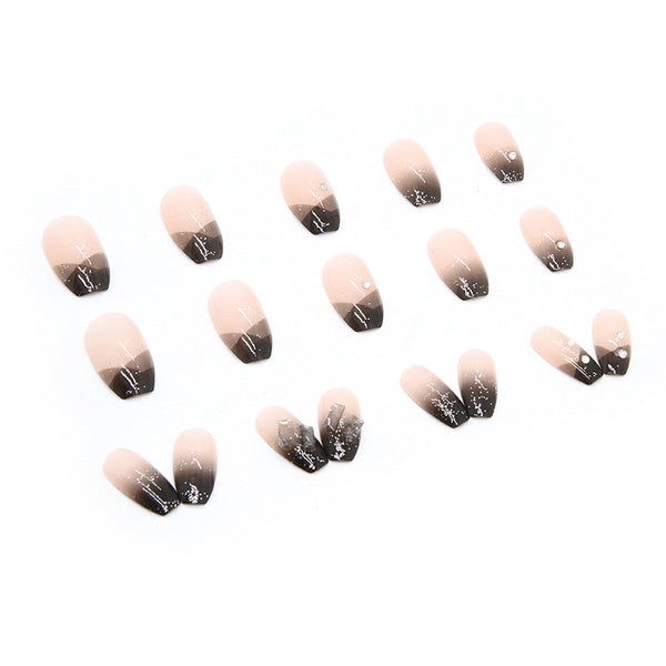 12 Sizes-24 Pcs Press On Nails Z377