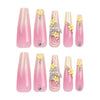 12 Sizes-24 Pcs Press On Nails JP2870