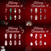 96 Pcs Press On Nails Xmas-3-96pcs