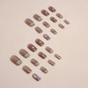 12 Sizes-24 Pcs Press On Nails Z788
