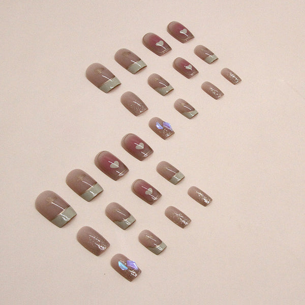 12 Sizes-24 Pcs Press On Nails Z788