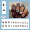12 Sizes-24 Pcs Press On Nails W1473