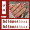 12 Sizes-24 Pcs Press On Nails W1532