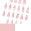 12 Sizes-24 Pcs Press On Nails JP4271