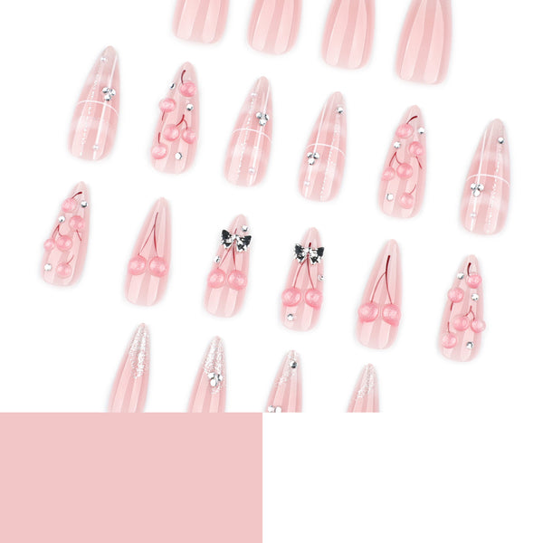 12 Sizes-24 Pcs Press On Nails JP4271