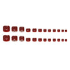 12 Sizes-24 Pcs Press On Nails F011