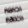 12 Sizes-24 Pcs Press On Nails Z974
