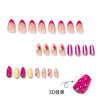12 Sizes-24 Pcs Press On Nails JP4421