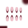 12 Sizes-24 Pcs Press On Nails C1229