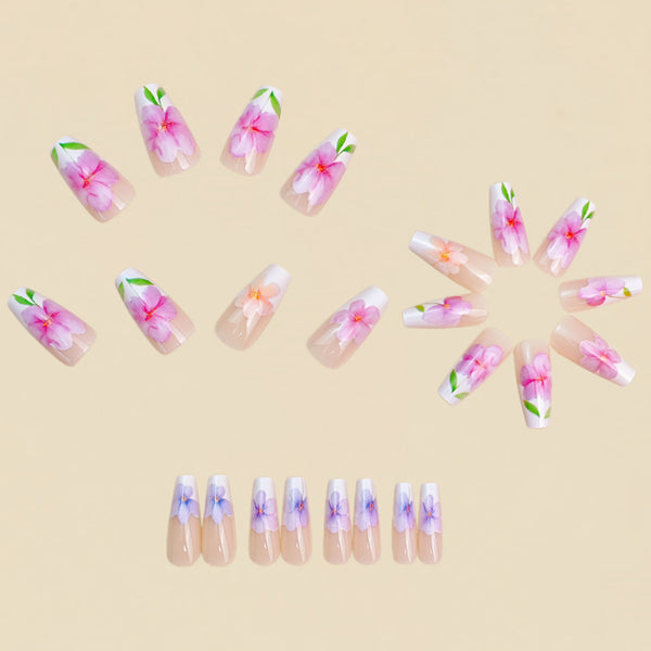 12 Sizes-24 Pcs Press On Nails y2083-24
