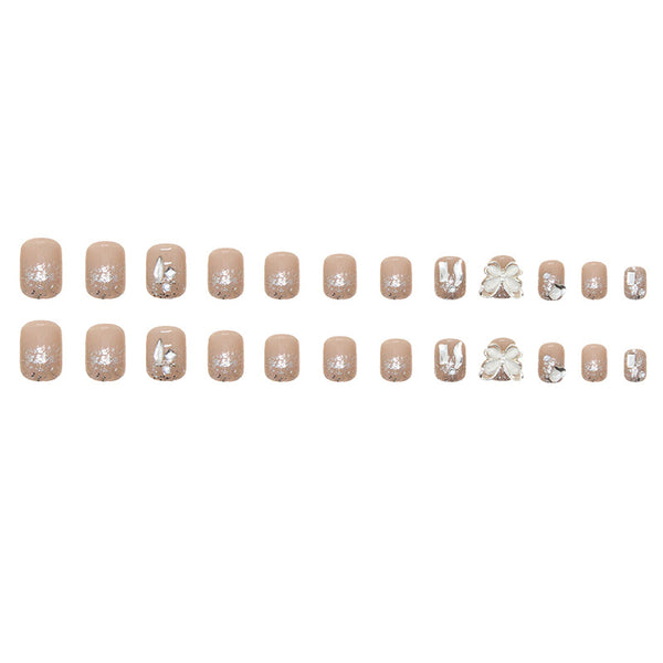 12 Sizes-24 Pcs Press On Nails Z655