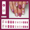12 Sizes-24 Pcs Press On Nails W2166