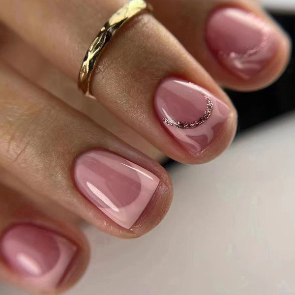 12 Sizes-24 Pcs Press On Nails W1088