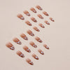 12 Sizes-24 Pcs Press On Nails W971