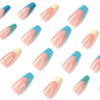 12 Sizes-24 Pcs Press On Nails JP1946