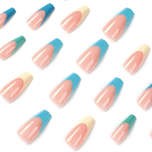 12 Sizes-24 Pcs Press On Nails JP1946