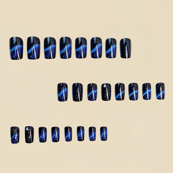 12 Sizes-24 Pcs Press On Nails Y406-1