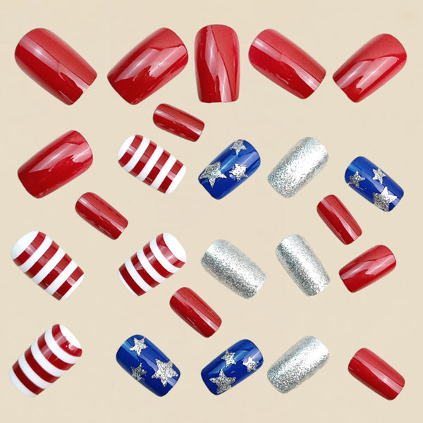 12 Sizes-24 Pcs Press On Nails Y2005