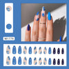 12 Sizes-24 Pcs Press On Nails W1778