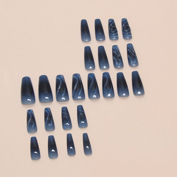 12 Sizes-24 Pcs Press On Nails W1761
