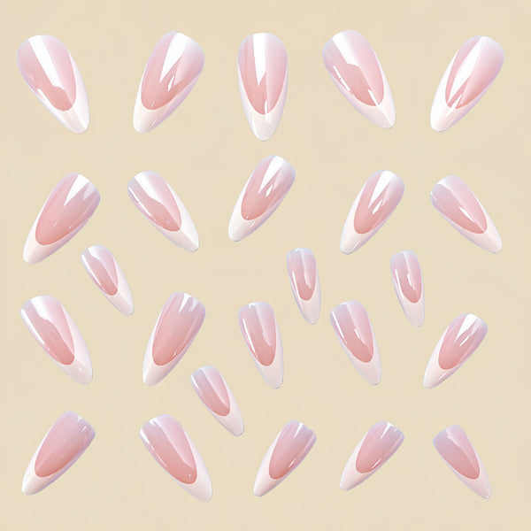 12 Sizes-24 Pcs Press On Nails Y1118