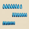 12 Sizes-24 Pcs Press On Nails Y1518