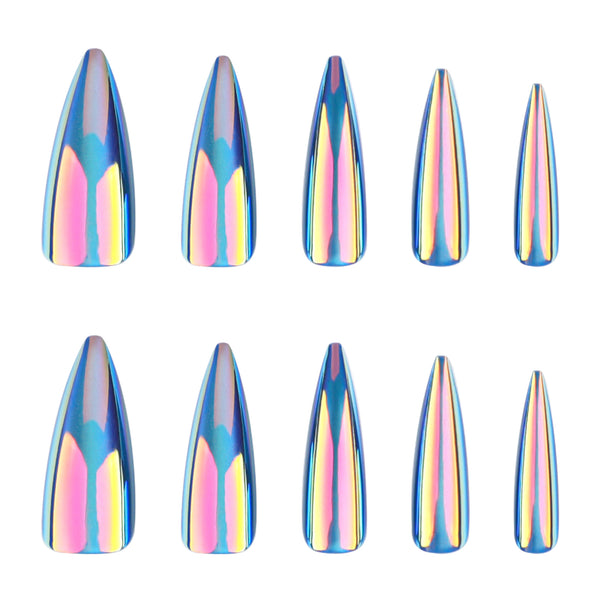 12 Sizes-24 Pcs Press On Nails JP3593