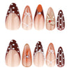 12 Sizes-24 Pcs Press On Nails JP4018