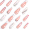 12 Sizes-24 Pcs Press On Nails JP3083