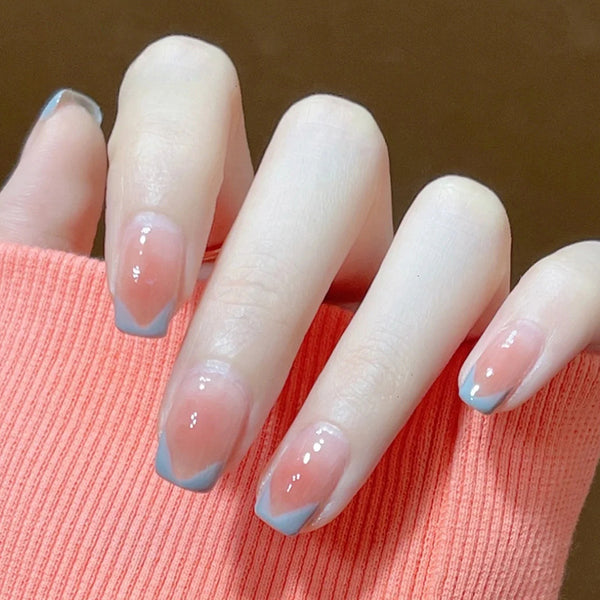 12 Sizes-24 Pcs Press On Nails R475