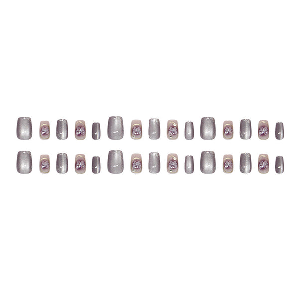 12 Sizes-24 Pcs Press On Nails My160