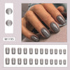 12 Sizes-24 Pcs Press On Nails W1195