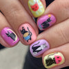 12 Sizes-24 Pcs Press On Nails C003
