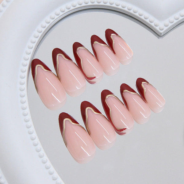 12 Sizes-24 Pcs Press On Nails W2020