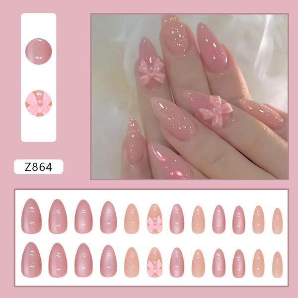 12 Sizes-24 Pcs Press On Nails Z864
