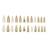 12 Sizes-24 Pcs Press On Nails Z991
